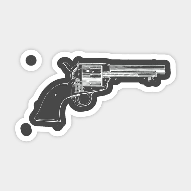 Colt Peacemaker Sticker by DogfordStudios